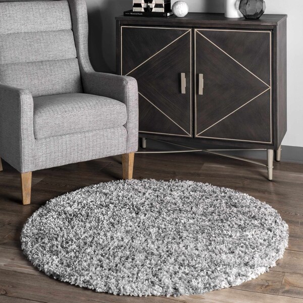 Nuloom Brooke Shag Tasseled Area Rug 4ft KKEL04B-R404 - main